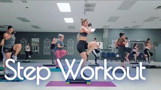 STEP WORKOUT  CARDIO DANCE FITNESS [upl. by Daraj]