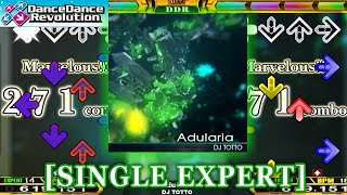 【DDR 2014】 Adularia SINGLE EXPERT 譜面確認＋クラップ [upl. by Affay]