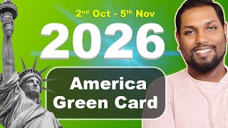 America Green Card 202526  ෙමවරත් නොමිලේ ඇමරිකා යන්න අවස්ථාව  2026 DV ලොතරැයිය දාමු  SL TO UK [upl. by Yvaht331]