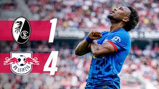 Openda does it all amp leads RBL to victory  Freiburg vs RB Leipzig 14  Highlights [upl. by Toogood]