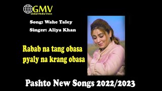 Rabab na tang obasa pyaly na krang obasa  pashto New songs 2022  Wahe Taley Aliya Khan [upl. by Assennev]