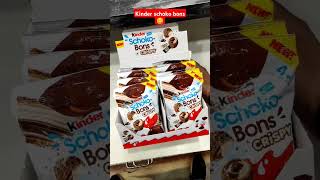 New box unboxing  schoko bons  kinder joy  kinder schoko bons  unboxing  chocolate lover [upl. by Atsahs]