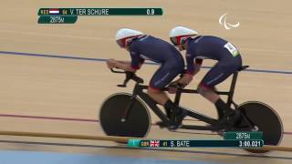 Cycling track  Mens B 4000m Individual Pursuit Final  Rio 2016 Paralympic Games [upl. by Otrebliw]