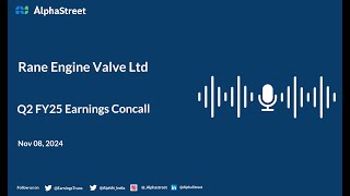 Rane Engine Valve Ltd Q2 FY202425 Earnings Conference Call [upl. by Allveta]