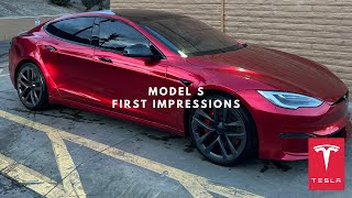 2024 Tesla Model S First Impressions From a Model 3 amp Y Owner [upl. by Humfrid]