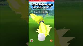 Regieleki Excellent Curveball Example in PokémonGo [upl. by Siugram]