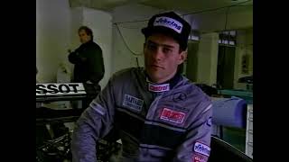 1994 October 19  Karl Wendlinger first F1 test after Monaco crash  Paul Ricard German TV [upl. by Aiza98]