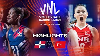 🇩🇴 DOM vs 🇹🇷 TUR  Highlights Week 2  Womens VNL 2023 [upl. by Faustina875]