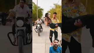 ।😱गर्लफ्रेंड भी गया और बाइक भी गया 🫶 comedy funny explore shortvideo bobyprankster [upl. by Ilamad]