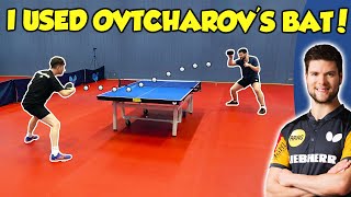 TESTING DIMITRIJ OVTCHAROVS TABLE TENNIS BAT [upl. by Paik]