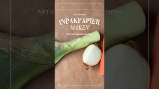 Zelf inpakpapier maken 🥕 diy [upl. by Oiluj]