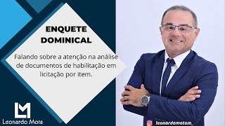 Falando sobre procedimento para análise de documentos de habilitação nas licitações [upl. by Neelrak]