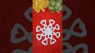 How to make Snowflakes with paper  Christmas decoration ideas  Paper crafts shorts [upl. by Legna]