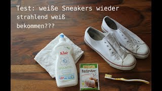 Test weiße Sneakers wieder strahlend weiß bekommen [upl. by Ariet]