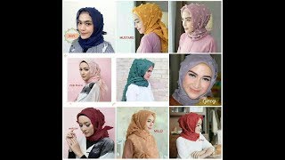 Jilbab modis unik dan kekinian terbaru 2017  2018  Hijab Online Shop Indonesia [upl. by Ritter]