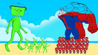 Evolution Of SPIDERMAN Vs Evolution Of MONSTER RADIATION  Returning From The Dead SECRET  FUNNY [upl. by Pacifica181]