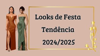 vestidos de festa para festa de casamento e formatura Tendências 20242025 [upl. by Ardnasirhc]