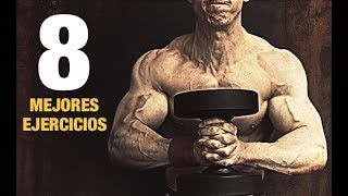 Los 8 Mejores Ejercicios Con Mancuernas ¡TRABAJA CADA MUSCULO [upl. by Enirroc]