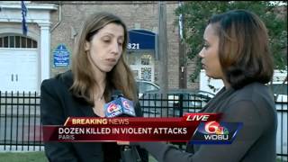 Principal at Ecole Bilingue de la NouvelleOrléans speaks to WDSU about French terror attacks [upl. by Itsrejk]