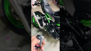 Valvetronic Exhaust Installed On Kawasaki Z900 brccustomssuperbike kawasaki kawasakiz900 [upl. by Aurie]