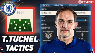 THOMAS TUCHELS 3421 CHELSEA TACTICS IN FIFA 23 [upl. by Warfore631]