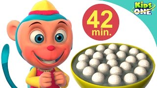 42 Minutes Hindi Rhymes Collection  Bandar Mama and many more 3D Rhymes  KidsOne [upl. by Jelks]