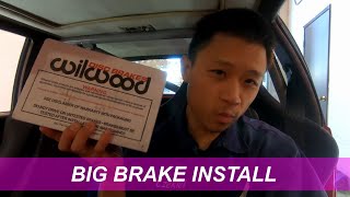 AE86 Willwood Big Brake Kit Install BGRS [upl. by Leigh]