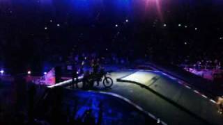 Travis Pastrana Double Backflip 2nd Time ever Nitro Circus Melbourne 2010 [upl. by Noiz]