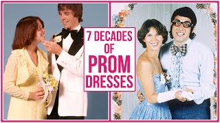 7 Decades of Prom Dresses [upl. by Tiraj]