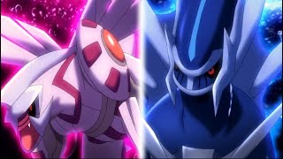 Pokémon AMV Palkia Dialga Giratina vs Arceus [upl. by Atiuqrehs]