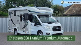 Chausson 650 Titanium Premium Used Motorhome [upl. by Eirbua]