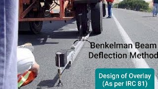 BBD test  Overlay design by Benkelman Beam Deflection test method [upl. by Acina]