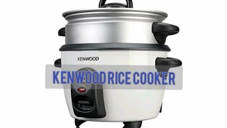 Kenwood rice cooker with steam basketunboxingSaderuk Channel [upl. by Trebor]