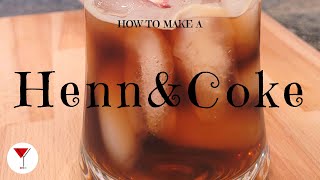 Hennessy and Coke  How to make a cocktail with Cognac amp Coke [upl. by Anrym213]