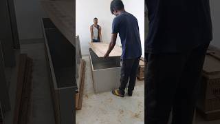 plywood wardrobe meking process shortvideo [upl. by Alasdair856]