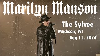 Marilyn Manson  Live At The Slyvee Madison WI Aug 11 2024 reupload [upl. by Neyr556]