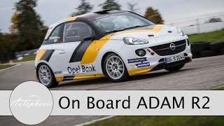 Opel ADAM R2 Rally Car  On Board  Track Test Garmin Virb Ultra 30  Autophorie [upl. by Pinkerton]