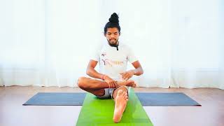 Ardha Padmasana Steps and Benefits [upl. by Del942]