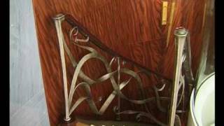 GOLDSTEEN Metal Manufacturing amp Design forging seaweed balustrades on a spiral staircase [upl. by Gaal748]