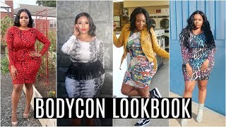 CURVY BODYCON LOOKBOOK Love Your Curves  Crystal Chanel x Edee Beau [upl. by Ahsuat]