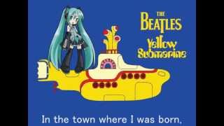 yellow submarine ondo Hastune Miku V3 English [upl. by Lhadnek497]