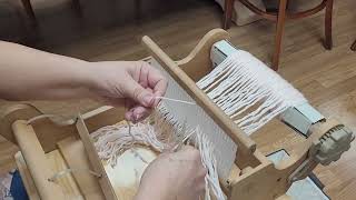 How To Warp a Rigid Heddle Loom with Jeannine [upl. by Macleod]