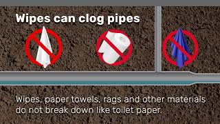 Wipes Clog Pipes [upl. by Elton]