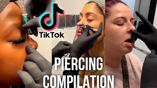 PIERCING VIDEOS ⚠️ FULL PROCESS  PART 3 [upl. by Coryden694]