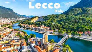 4K  Lecco Walking Tour  Specific Attractions of Lecco lake Como [upl. by Nevil427]