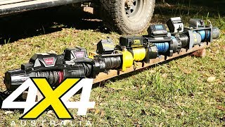 12volt winch comparison review  4X4 Australia [upl. by Grantland]