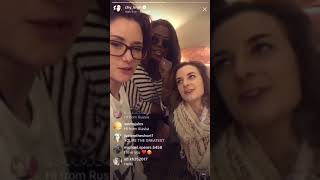 Chyler Leigh instagram live 110517 [upl. by Sibeal]