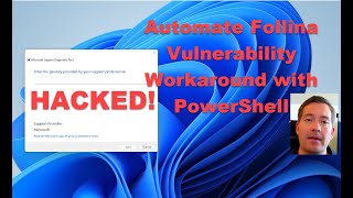 Windows Zeroday Hack Fix  Automate Follina Vulnerability Workaround using PowerShell [upl. by Aimerej663]