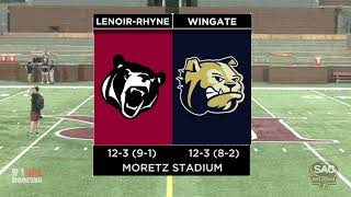 LenoirRhyne Mens Lacrosse vs Wingate SAC Semifinals  4292022 [upl. by Sirtaeb411]