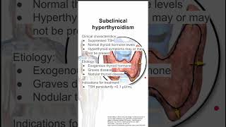 Subclinical hyperthyroidism [upl. by Neleag]